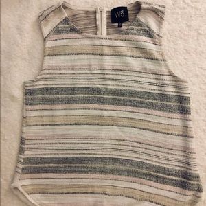 Sleeveless Pattern Top